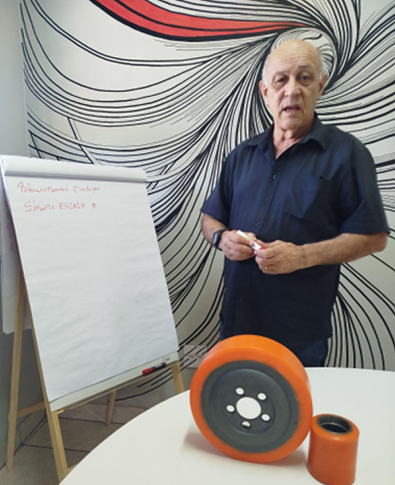 Desde 1991 atuando no segmento de poliuretano, fabricamos rodas para empilhadeiras elétricas, peças completas e serviços de revestimento